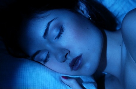 Brunette journalist Sasha Grey gets a rough face fuck in the armory at night