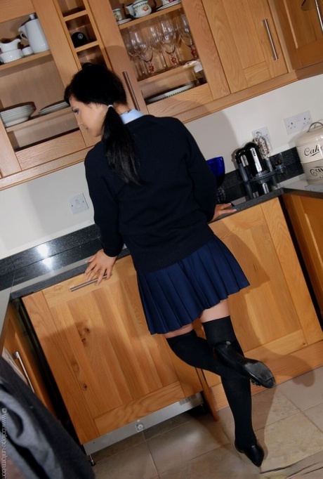 College Uniform featuring Samantha Buxton Porn Pictures