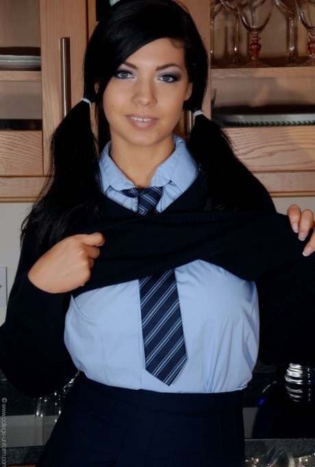 College Uniform featuring Samantha Buxton Porn Pictures