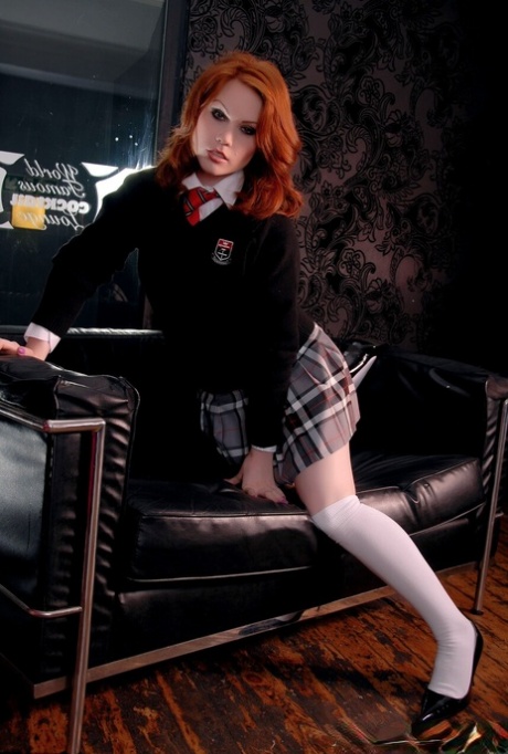 College Uniform starring Cat Trentham Hot Photos